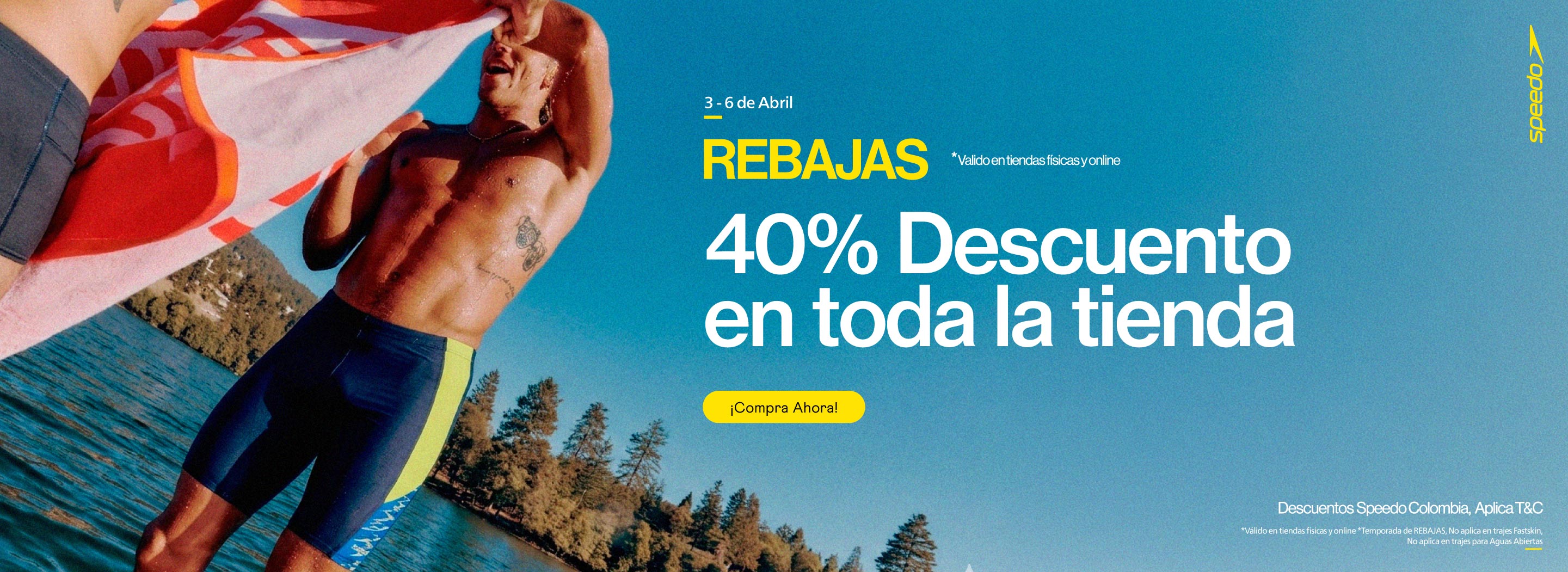 descuento abril speedo colombia