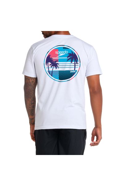 Camiseta Manga Corta Plam Shore Hombre