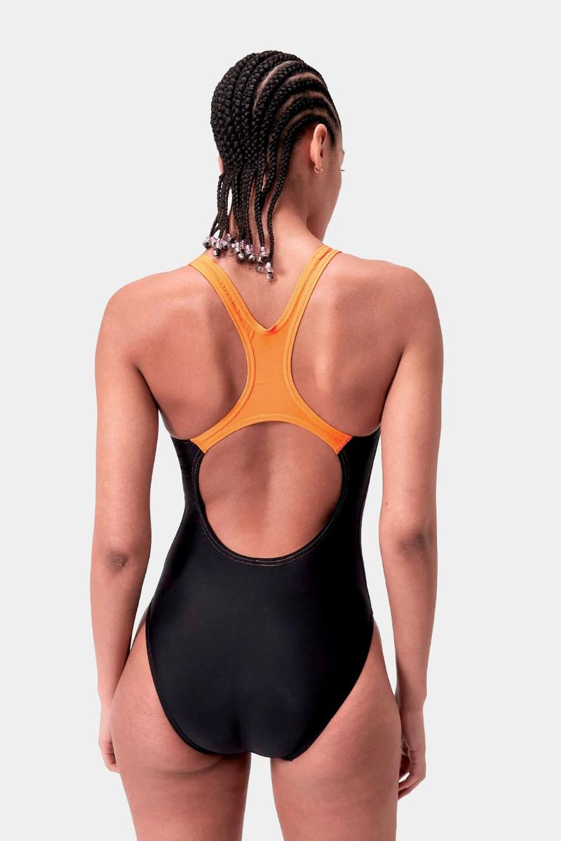 Vestido De Baño Medley Logo Medalist Negro Mujer