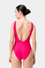 Vestido De Baño U-Back Logo Deep Morado Mujer