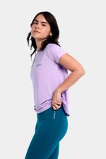 Camiseta Manga Corta Lilac Breeze Morado Mujer