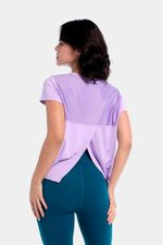 Camiseta Manga Corta Lilac Breeze Morado Mujer