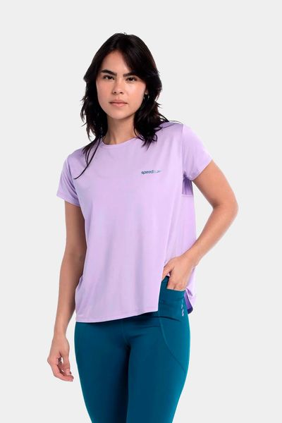 Camiseta Manga Corta Oversize Lilac Breeze Mujer