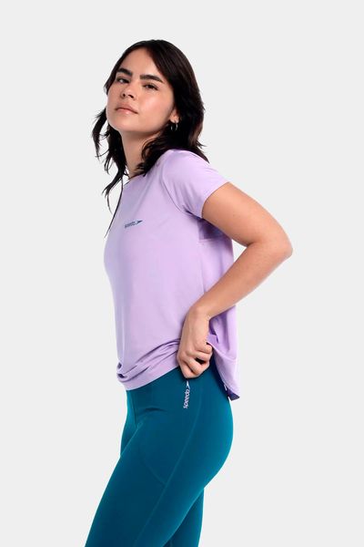 Camiseta Manga Corta Oversize Lilac Breeze Mujer