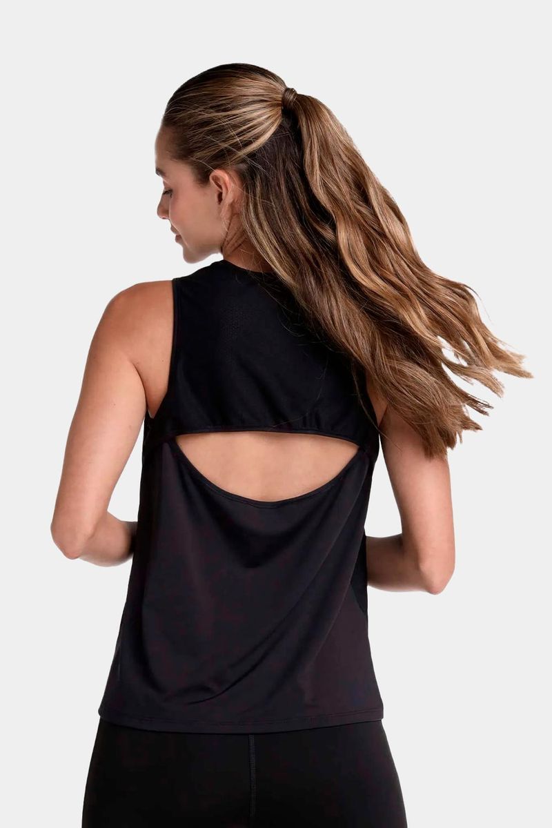 Camisilla Zen Shadow Negro Mujer