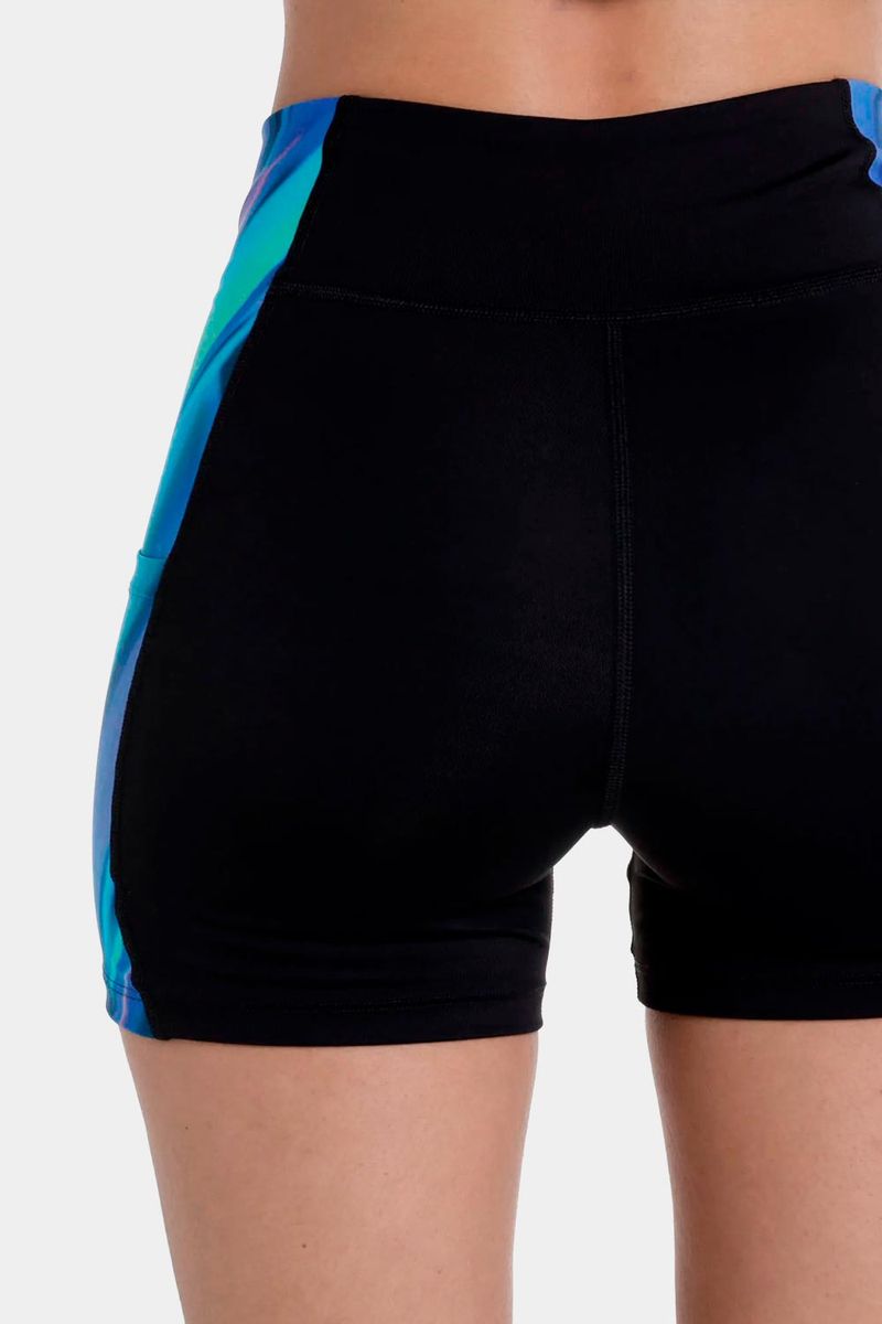 Leggings Corto Rapture Glow Negro Mujer