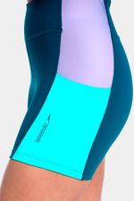 Leggings Corto Huli Dark Teal Verde Mujer