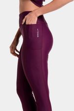 Leggings Wine Noir Morado Mujer