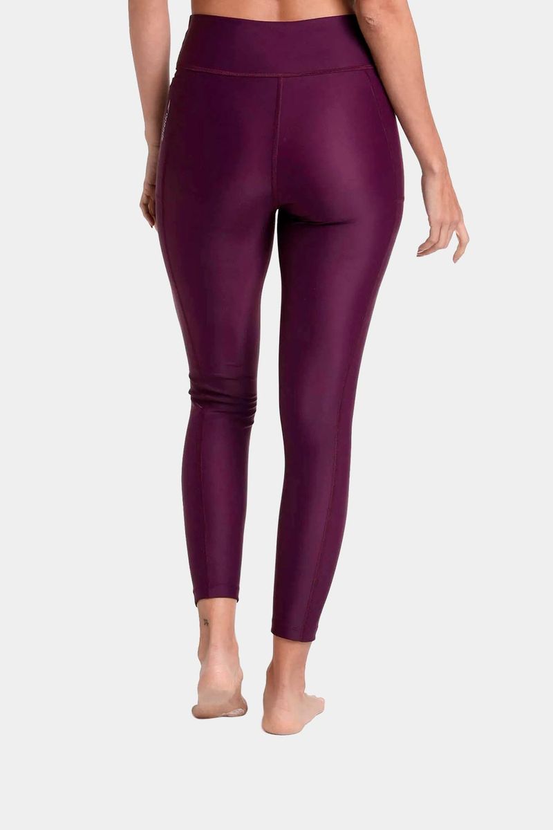 Leggings Wine Noir Morado Mujer