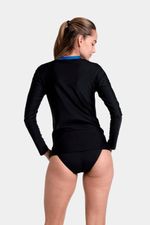 Camiseta Manga Larga Sunshine Picton Hyperboom Negro Mujer