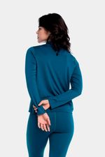 Camiseta Manga Larga Sunshirt Verde Mujer