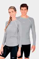 Camiseta Manga Larga Hyden Gris Unisex