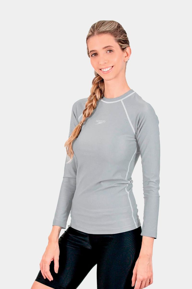 Camiseta Manga Larga Hyden Gris Unisex