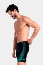 Pantaloneta De Baño Jammer Duo Logo Artic Negro Hombre