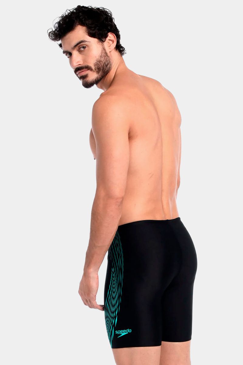Pantaloneta De Baño Jammer Duo Logo Artic Negro Hombre