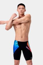 Pantaloneta de Baño Jammer Allover Digital V-CUT Negro Hombre