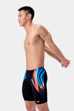 Pantaloneta de Baño Jammer Allover Digital V-CUT Negro Hombre