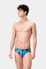Pantaloneta De Baño Brief Alloveal 7Cm Negro Hombre