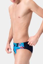 Pantaloneta De Baño Brief Alloveal 7Cm Negro Hombre