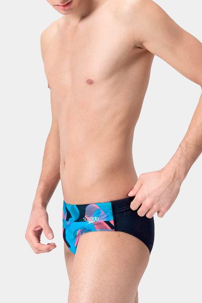 Pantaloneta De Baño Brief Allover Digital 7Cm Hombre
