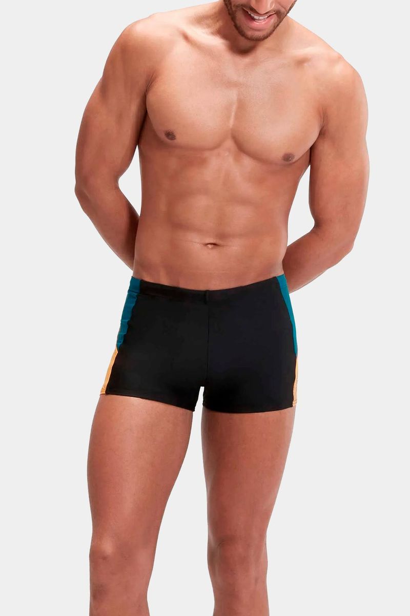 Pantaloneta De Baño Aquashort Dive Negro Hombre