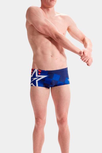 Pantaloneta De Baño Brief Placement Digital 17Cm Hombre