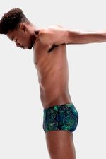 Pantaloneta de baño Club Training Allover Digital Brief 17 cm Azul Hombre