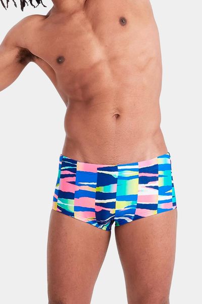 Pantaloneta de Baño Brief Club Training Allover 17cm