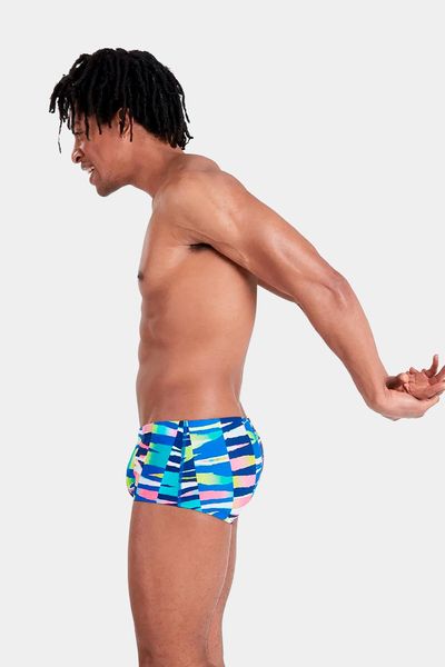 Pantaloneta de Baño Brief Club Training Allover 17cm