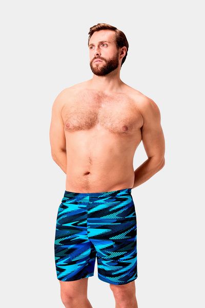 Pantaloneta Sport Printed Picton Blue 18 Pulgadas Hombre