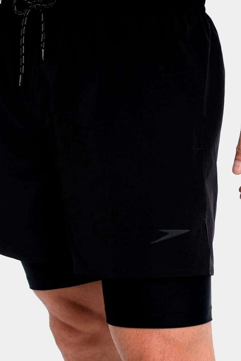 Pantaloneta Sport Vanquisher 16 Pulgadas Negro Hombre