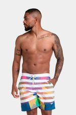 Pantaloneta Angular Fade 18 Pulgadas Multicolor Hombre