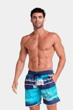 Pantaloneta Rustic Sea Side 18 Pulgadas Azul Hombre