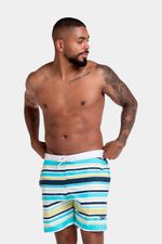 Pantaloneta French Coast 18 Pulgadas Azul Hombre