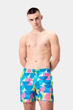 Pantaloneta Digital Printed Leisure 16 Pulgadas Azul Hombre