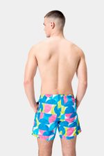 Pantaloneta Digital Printed Leisure 16 Pulgadas Azul Hombre