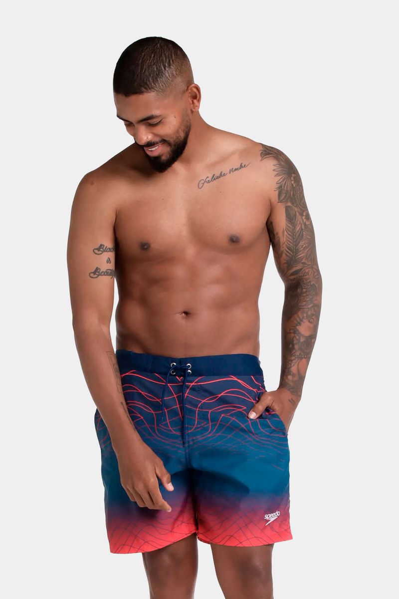 Pantaloneta Coastal Cityscape 18 Pulgadas Multicolor Hombre