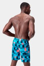 Pantaloneta Xpress Lite Sport Allover 18 Pulgadas Azul Hombre