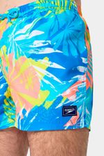 Pantaloneta Printed Leisure 14 Pulgadas V2 Azul Hombre