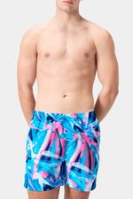 Pantaloneta Digital Printed Leisure 16 Pulgadas Azul Hombre