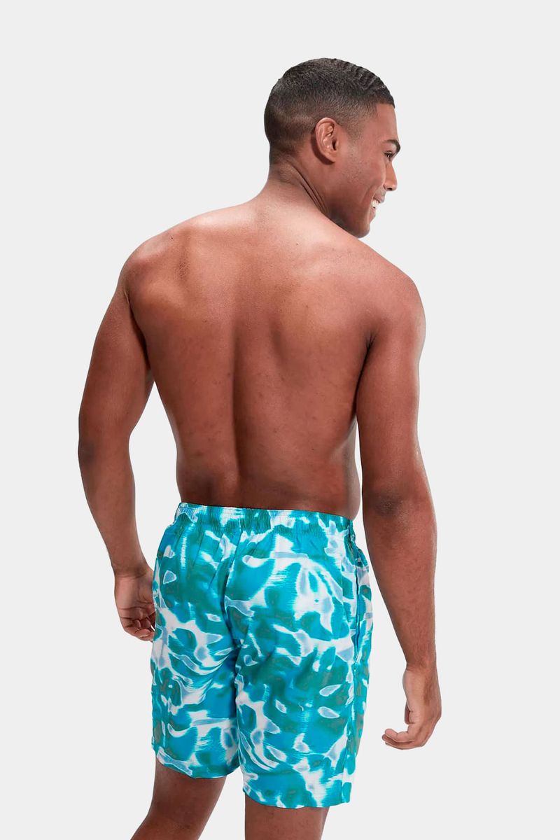 Pantaloneta Digital Printed Leisure 18 Pulgadas Azul Hombre