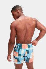 Pantaloneta Digital Printed Leisure 14 Pulgadas Naranja Hombre