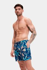 Pantaloneta Digital Printed Leisure 16 Pulgadas Azul Hombre