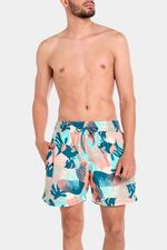 Pantaloneta Peacok Palm 16 Pulgadas Multicolor Hombre