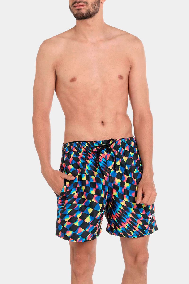 Pantaloneta Urban Art Splash 16 Pulgadas Multicolor Hombre