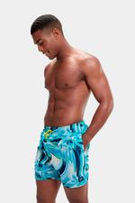 Pantaloneta Digital Printed Leisure 16 Pulgadas Azul Hombre