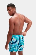 Pantaloneta Digital Printed Leisure 16 Pulgadas Azul Hombre