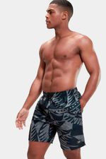 Pantaloneta Printed Leisure 18 Pulgadas Negro Hombre