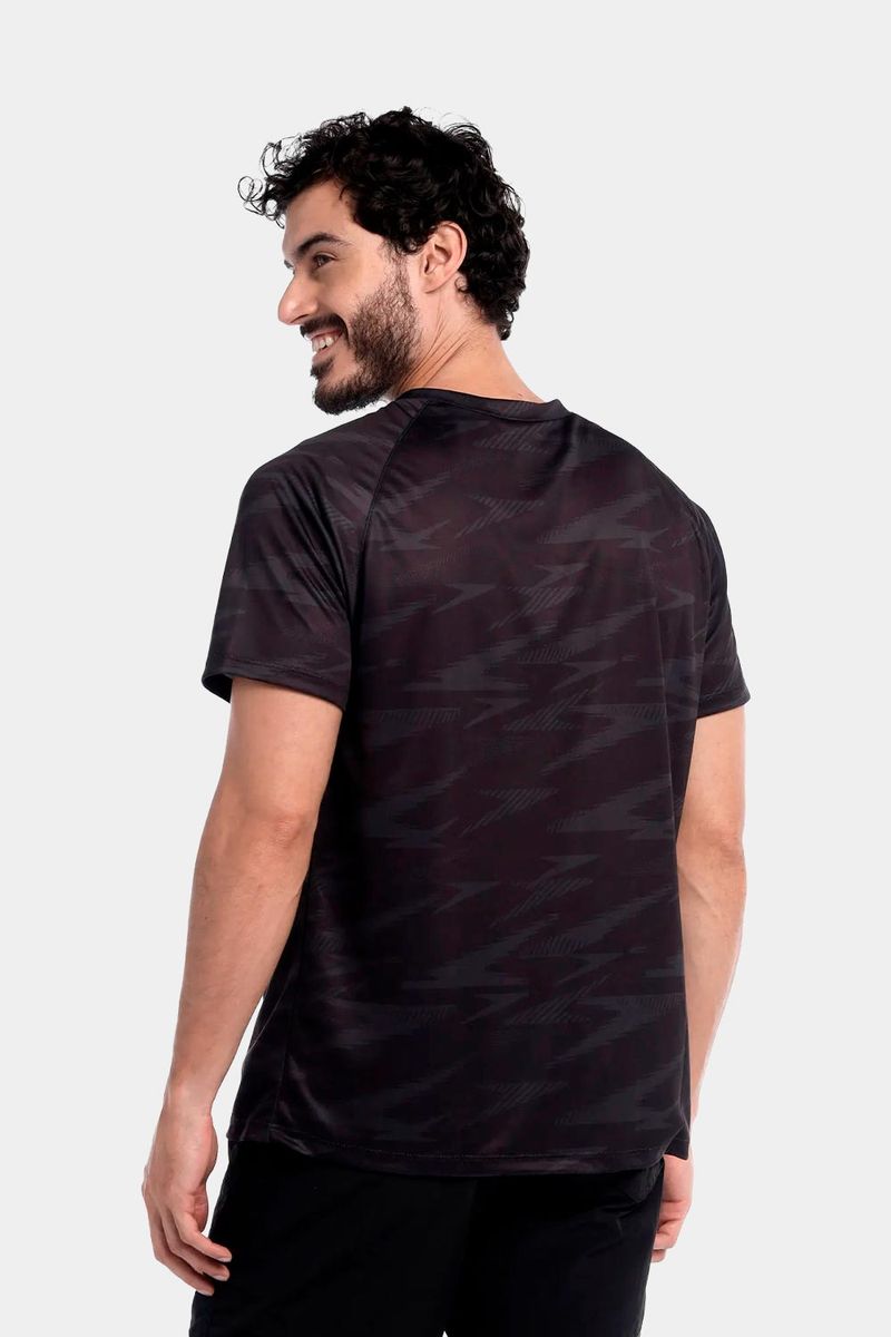 Camiseta Manga Corta Vanquisher Sport Negra Hombre