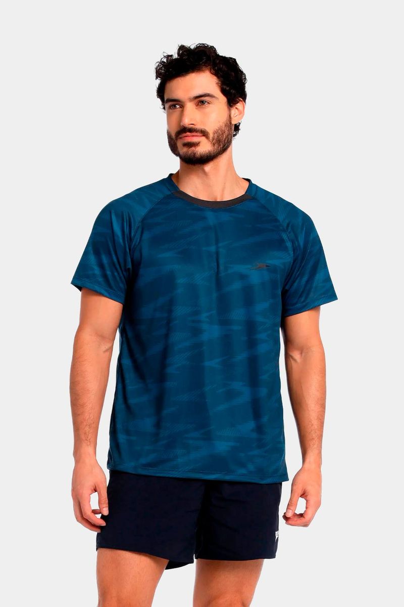 Camiseta Manga Corta Vanquisher Sport Azul Hombre